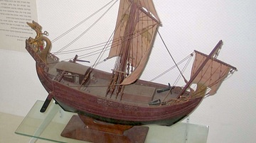 Roman Grain Ship Model